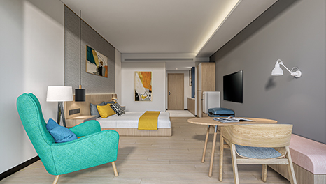 北歐風(fēng)情-廣州中科鼎實(shí)員工宿舍裝修設(shè)計(jì)