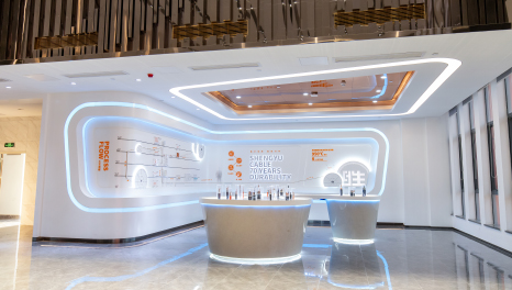 品味光線-廣州勝宇電纜總部大樓內(nèi)展廳裝修設(shè)計