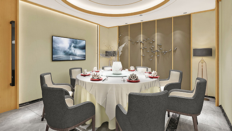 溫和平和-海天集團職工食堂裝修設計