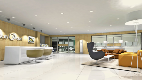 張揚色彩-美的集團佛山順德總部辦公大樓裝修設(shè)計