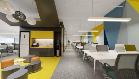 春夏之間-小鵬汽車廣州辦公室設(shè)計(jì)裝修項(xiàng)目