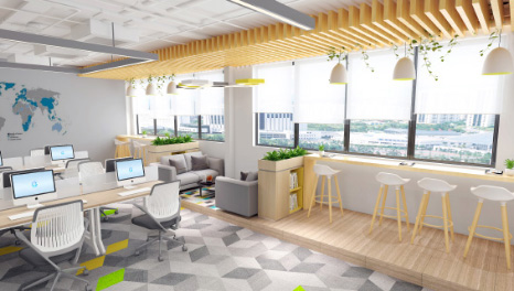 閑暇時光-德臻集團海珠區(qū)辦公室裝修