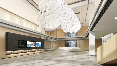 簡(jiǎn)化處理-理昂生態(tài)辦公室裝修工程