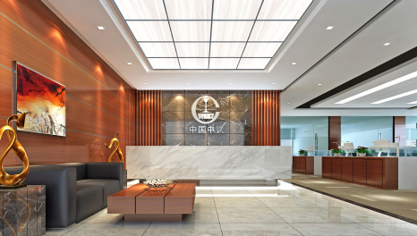 氣韻莊重-中國中鐵廣州黃埔區(qū)新辦公室裝修