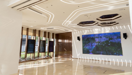 陽光繞指-華美國際集團(tuán)廣州展廳裝修實景圖