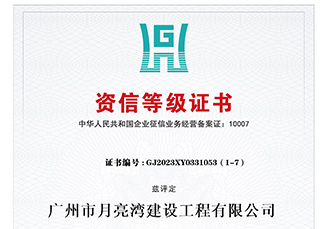 資信等級證書-AAA級