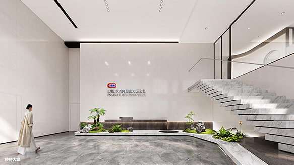 東方雅致——禾夫食品辦公樓設(shè)計(jì)裝修