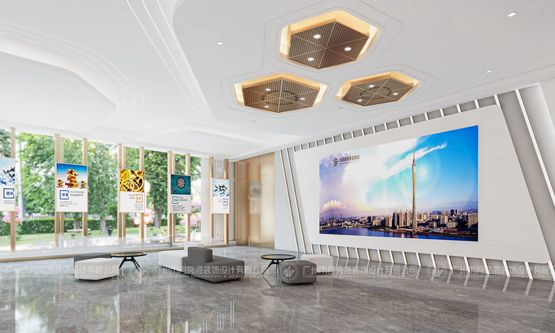 華美集團(tuán)展廳裝修設(shè)計效果圖