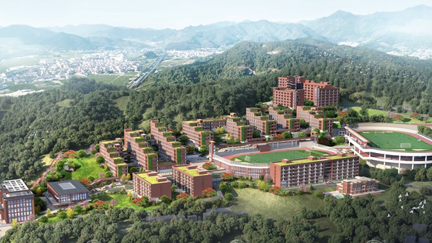 山巒間的教育殿堂——52000m2華弘云浮學(xué)校設(shè)計(jì)裝修案例